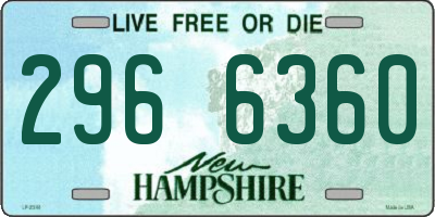NH license plate 2966360