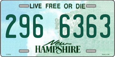NH license plate 2966363