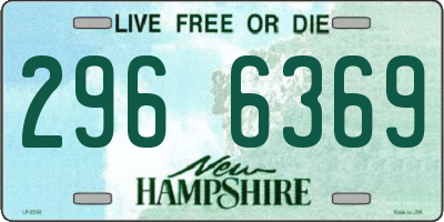 NH license plate 2966369