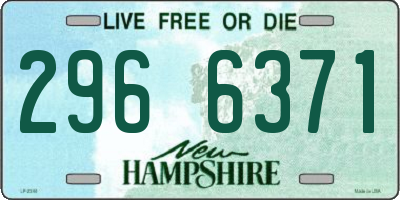 NH license plate 2966371