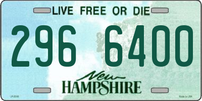 NH license plate 2966400