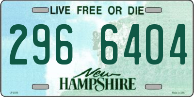 NH license plate 2966404