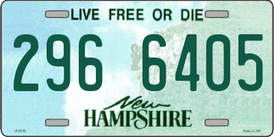 NH license plate 2966405
