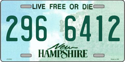 NH license plate 2966412