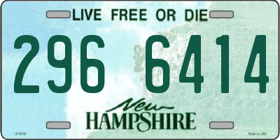 NH license plate 2966414