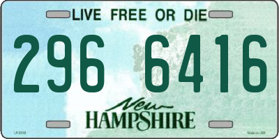 NH license plate 2966416