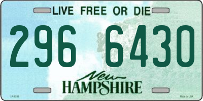 NH license plate 2966430