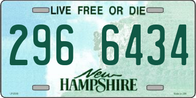 NH license plate 2966434