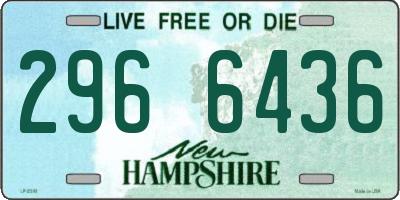 NH license plate 2966436