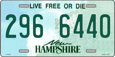 NH license plate 2966440