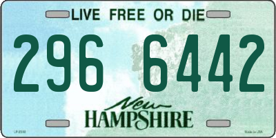 NH license plate 2966442