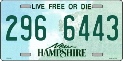 NH license plate 2966443
