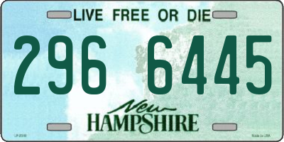 NH license plate 2966445