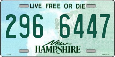 NH license plate 2966447