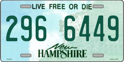 NH license plate 2966449