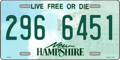 NH license plate 2966451
