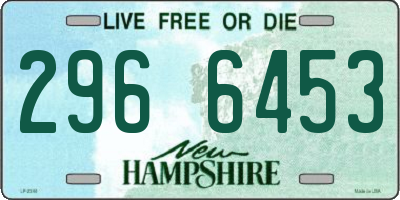 NH license plate 2966453