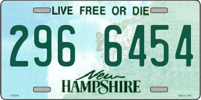 NH license plate 2966454