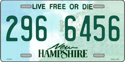 NH license plate 2966456