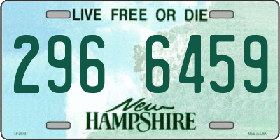 NH license plate 2966459