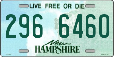 NH license plate 2966460