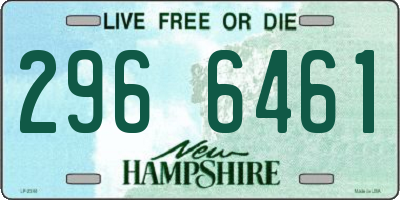 NH license plate 2966461