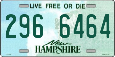 NH license plate 2966464