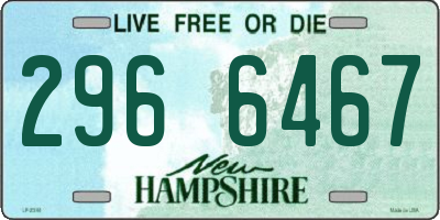 NH license plate 2966467