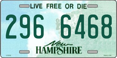 NH license plate 2966468