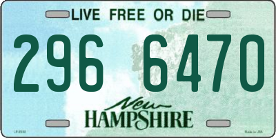 NH license plate 2966470