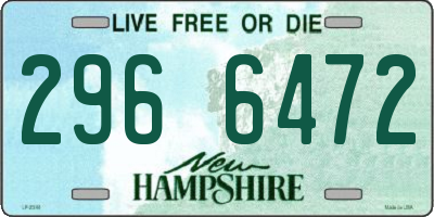 NH license plate 2966472