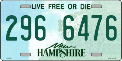NH license plate 2966476