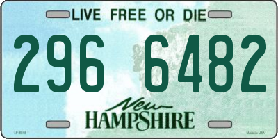 NH license plate 2966482