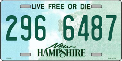 NH license plate 2966487