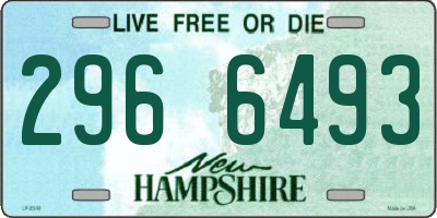 NH license plate 2966493