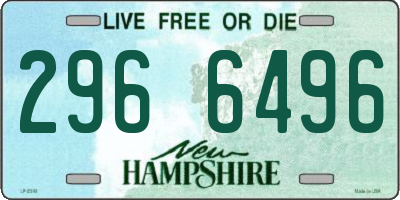 NH license plate 2966496