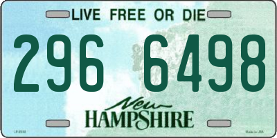 NH license plate 2966498