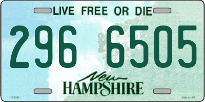 NH license plate 2966505