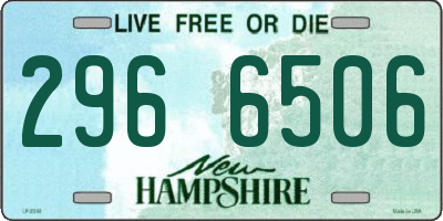 NH license plate 2966506