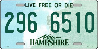 NH license plate 2966510