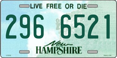 NH license plate 2966521