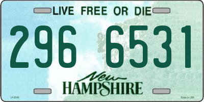 NH license plate 2966531