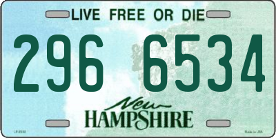 NH license plate 2966534