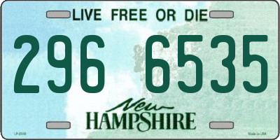 NH license plate 2966535
