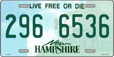 NH license plate 2966536