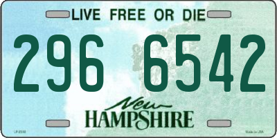 NH license plate 2966542
