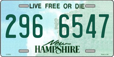 NH license plate 2966547