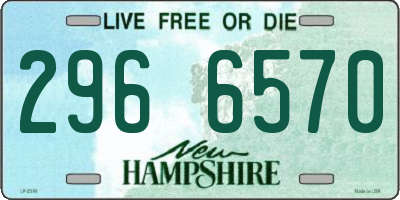 NH license plate 2966570