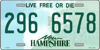 NH license plate 2966578