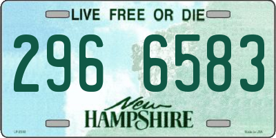 NH license plate 2966583